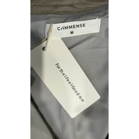 Commense Elegant Old Money Minimalist Gold Button Vest Pants Set Gray M - Picture 5 of 11